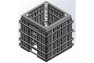 专利产品-电梯井筒模2